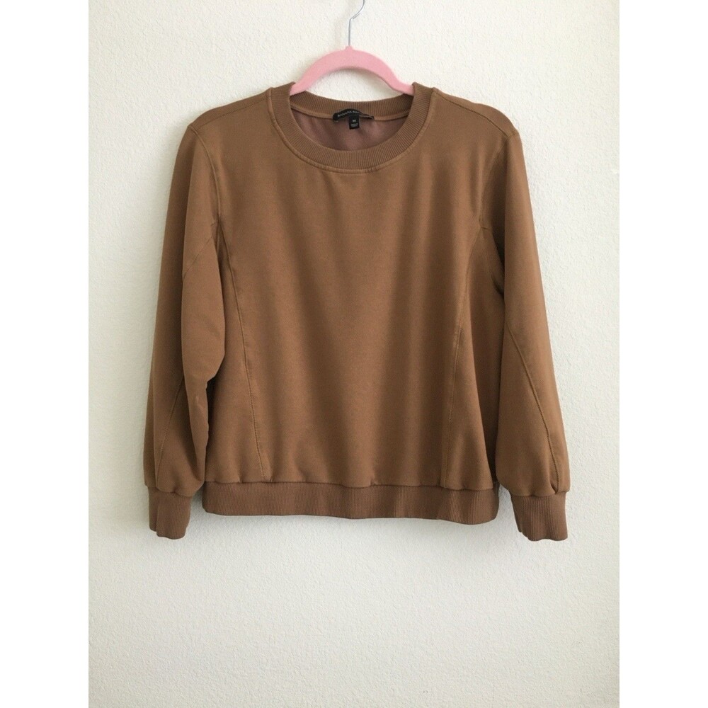 Banana Republic Crewneck Sweatshirt Womens M Brown Pullover Stretch Casual Top